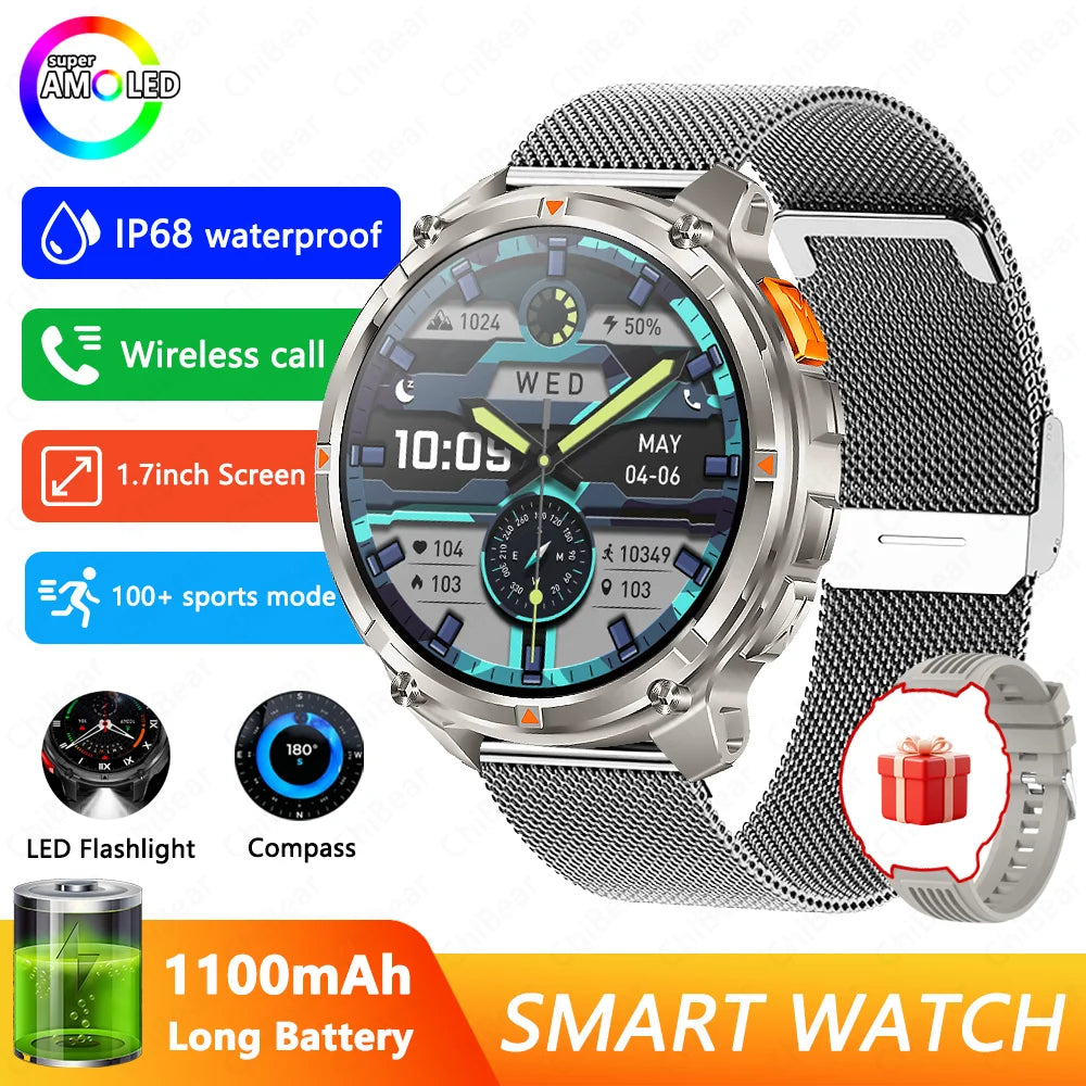 T-Rex3 Pro Military Smartwatch