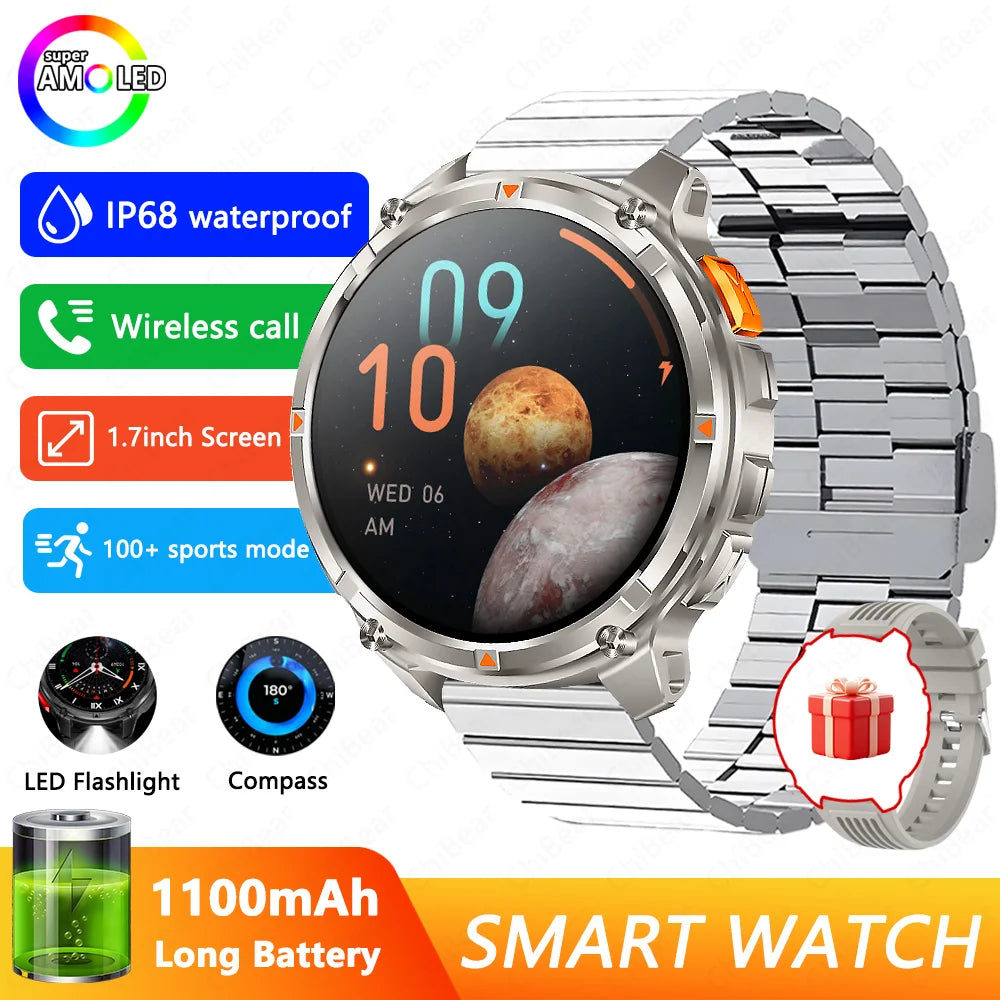 T-Rex3 Pro Military Smartwatch