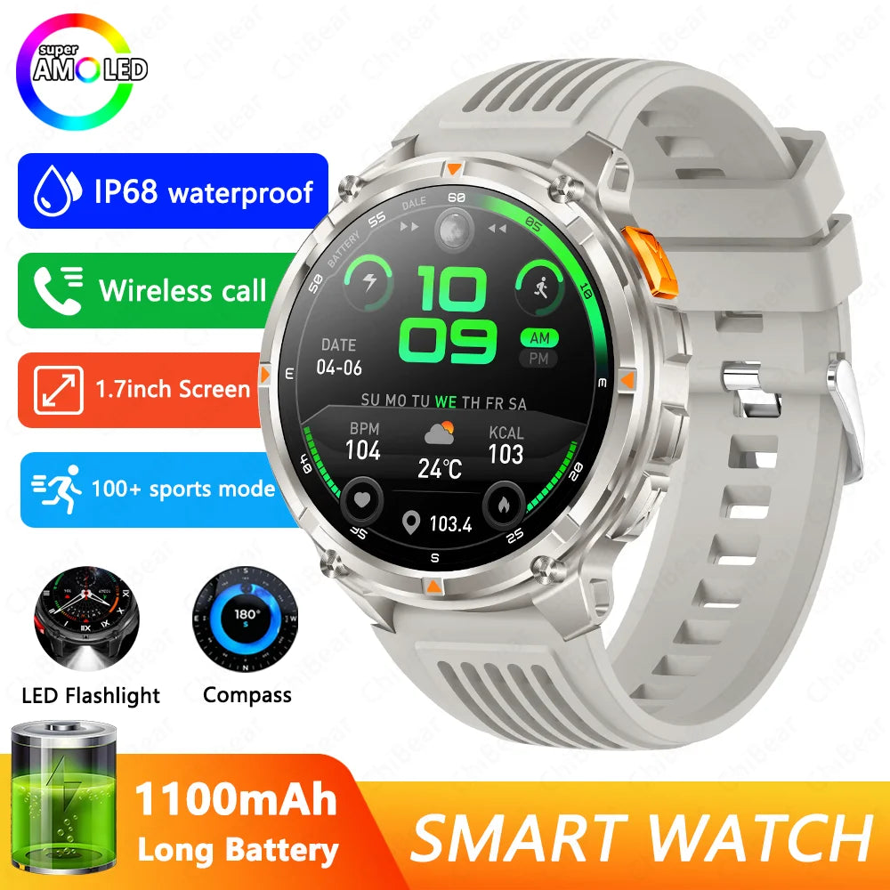 T-Rex3 Pro Military Smartwatch
