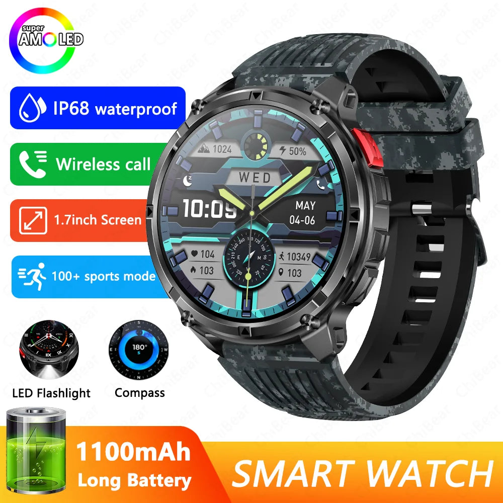 T-Rex3 Pro Military Smartwatch