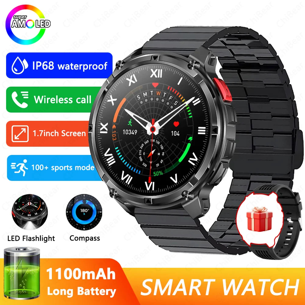 T-Rex3 Pro Military Smartwatch