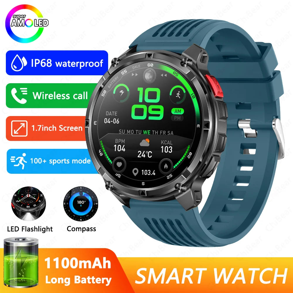 T-Rex3 Pro Military Smartwatch