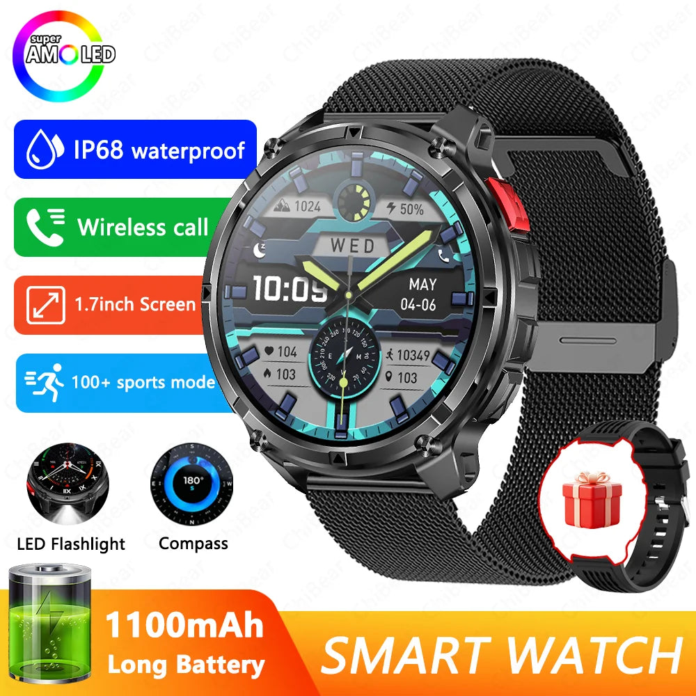 T-Rex3 Pro Military Smartwatch