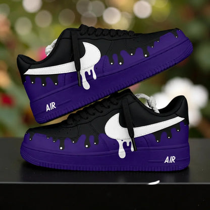 Custom Sneaker AF1 Purple Drip